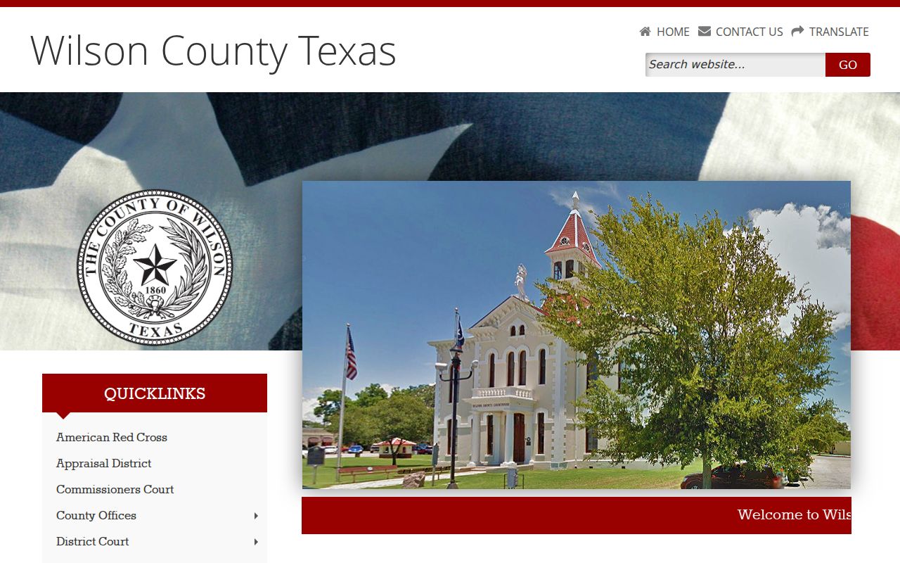 Wilson County criminal history government directory